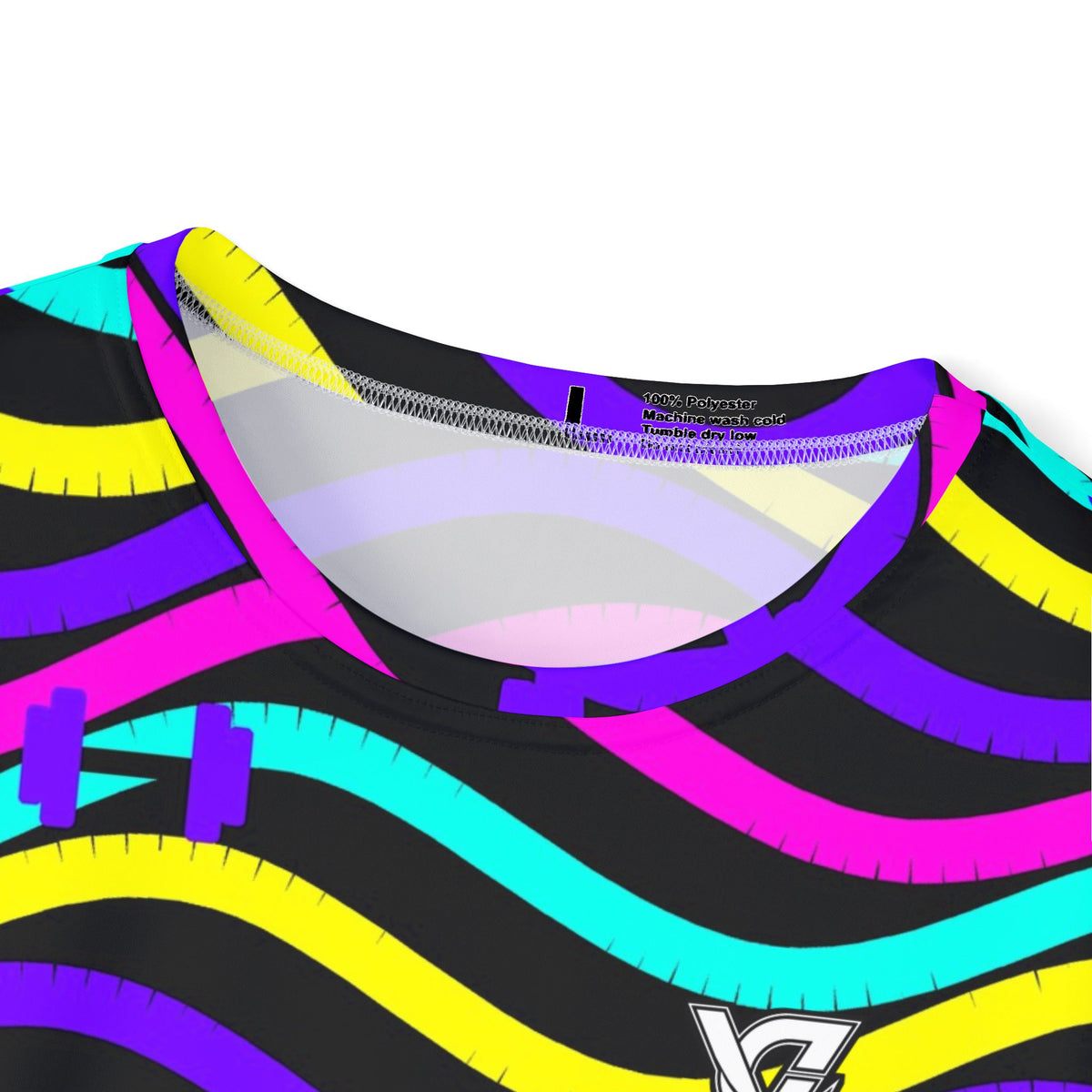 Training & Gym Midnight Neon Wave Rider Men's Sports Jersey