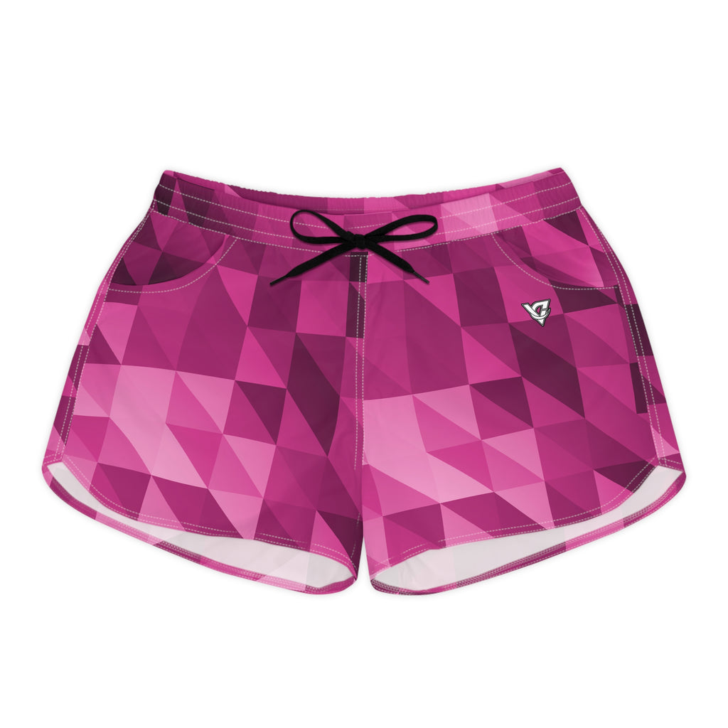 Women's Multipurpose Athletic Shorts with Pockets | Berry Low-Poly