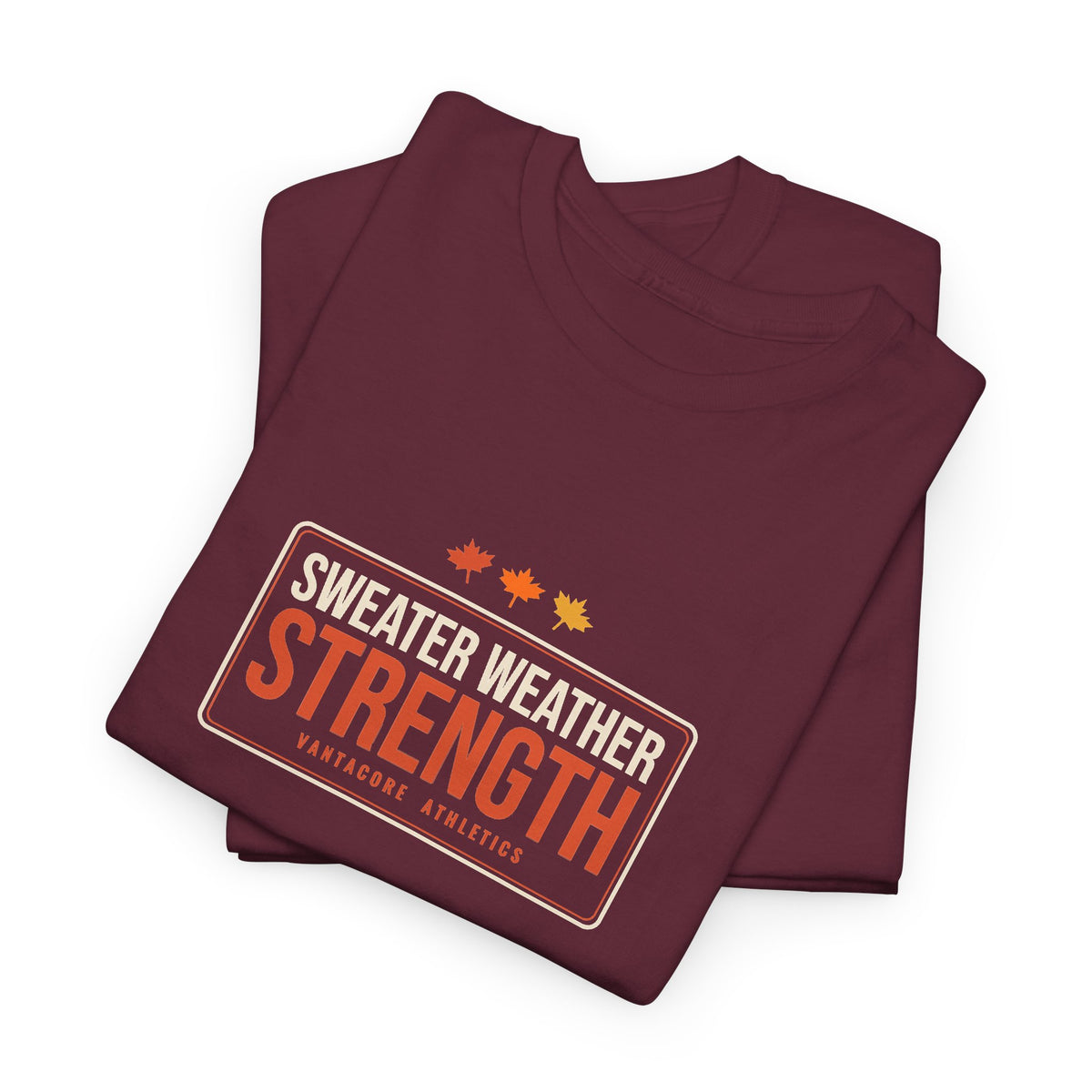 Sweater Weather Strength | Men's Graphic Gym T-Shirt