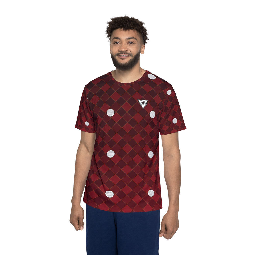 Golf Crimson Blaze Dimple Links Men's Sports Jersey