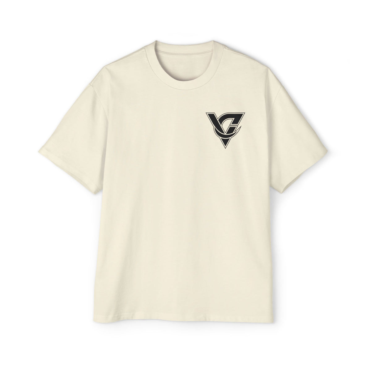 Graphic Tee Minimal Geometric V Logo Chest Print by Vantacore Athletics, view 5