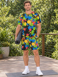 Yoga Rainbow Rally Splash Zone Men's Sports Jersey - front view