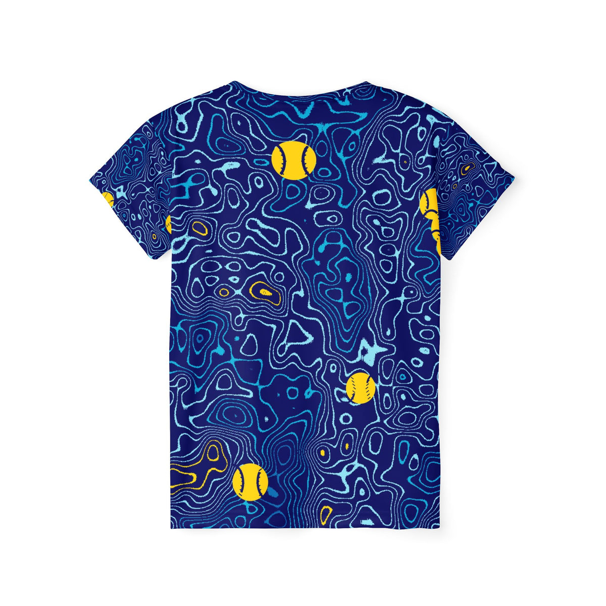 Baseball & Softball Cobalt Spark Topo Trail Women's Sports Jersey