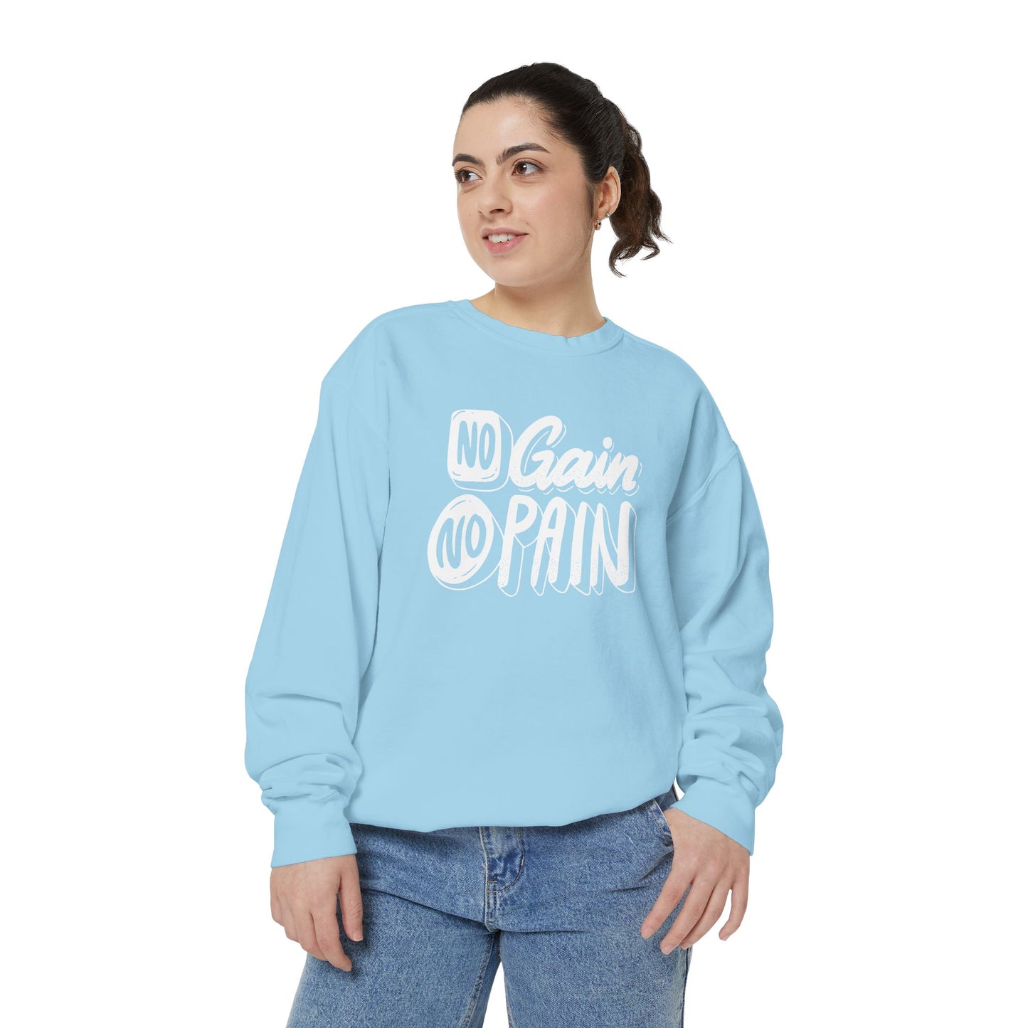 No Gain No Pain Sweatshirt | Motivational Fitness Crewneck