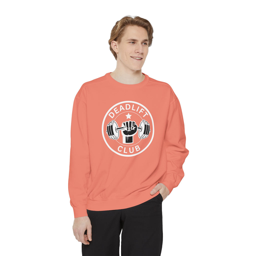 Deadlift Club Sweatshirt | Vintage Weightlifting Crewneck