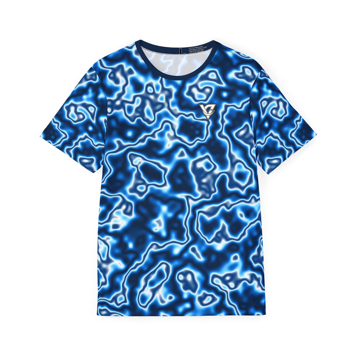 Deep Ocean Marble Multipurpose Athletic Shirt