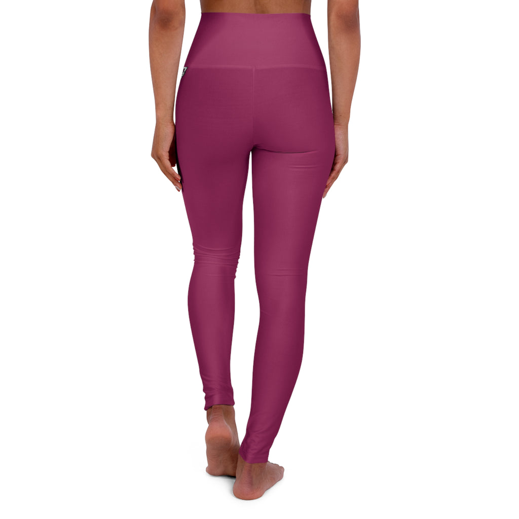 Berry Essential High-Waisted Yoga Leggings