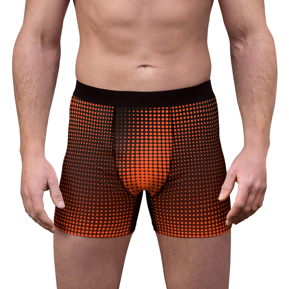Bonfire Halftone Men's Boxer Briefs — Performance Underwear