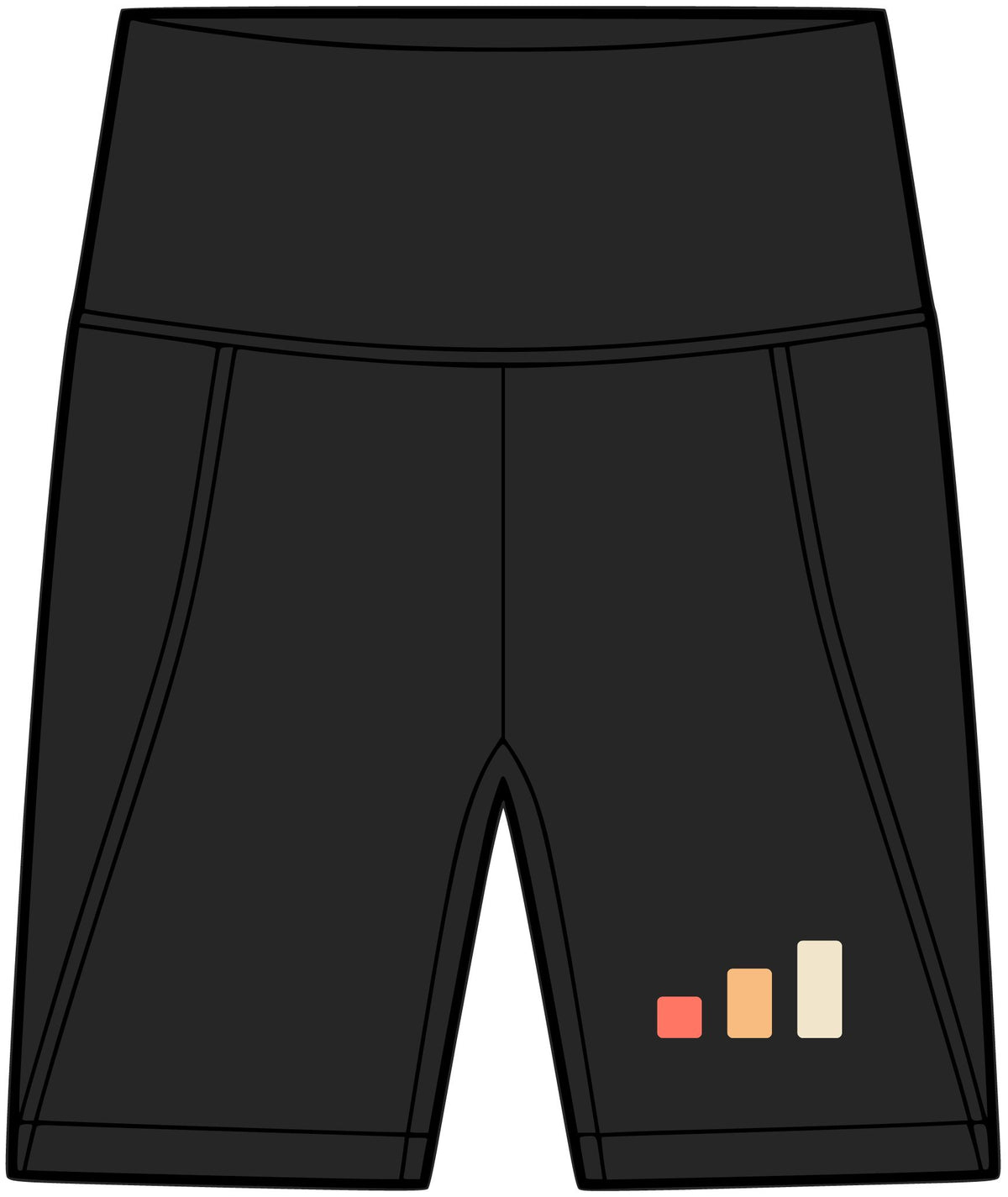 Coral Momentum | Women's Biker Shorts with Pockets