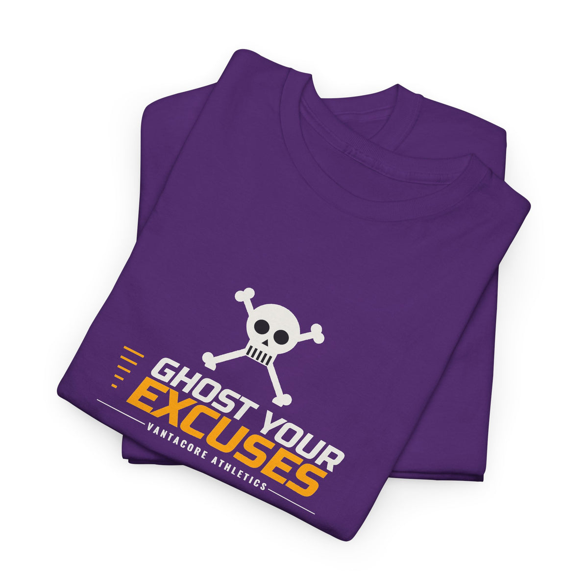 Ghost Your Excuses | Men's Halloween Graphic Gym T-Shirt