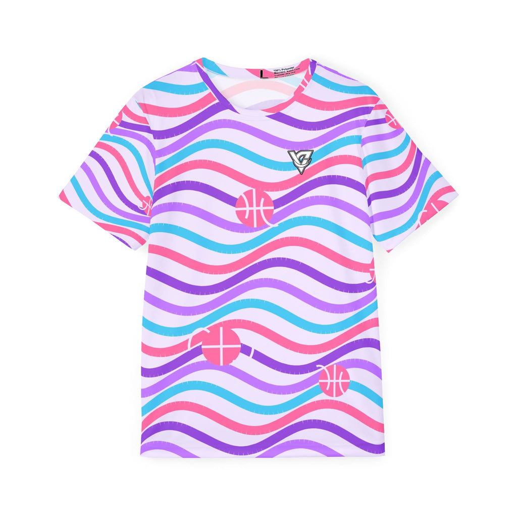 Basketball Lilac Wave Wave Rider Men's Sports Jersey