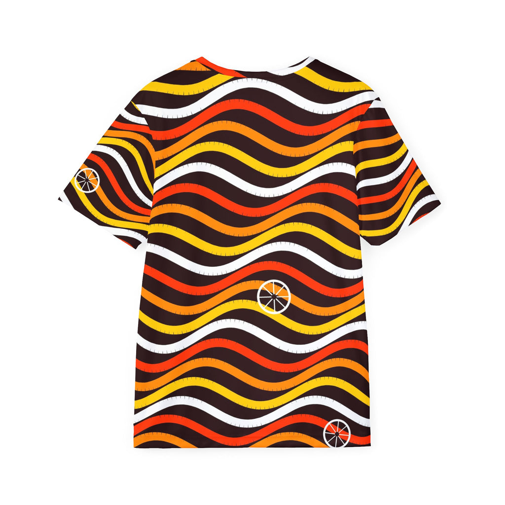 Cycling Solar Flare Wave Rider Men's Sports Jersey
