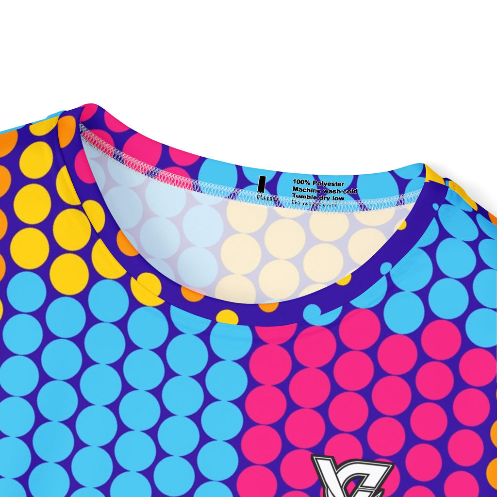 Basketball Sunrise Punch Halftone Pulse Men's Sports Jersey
