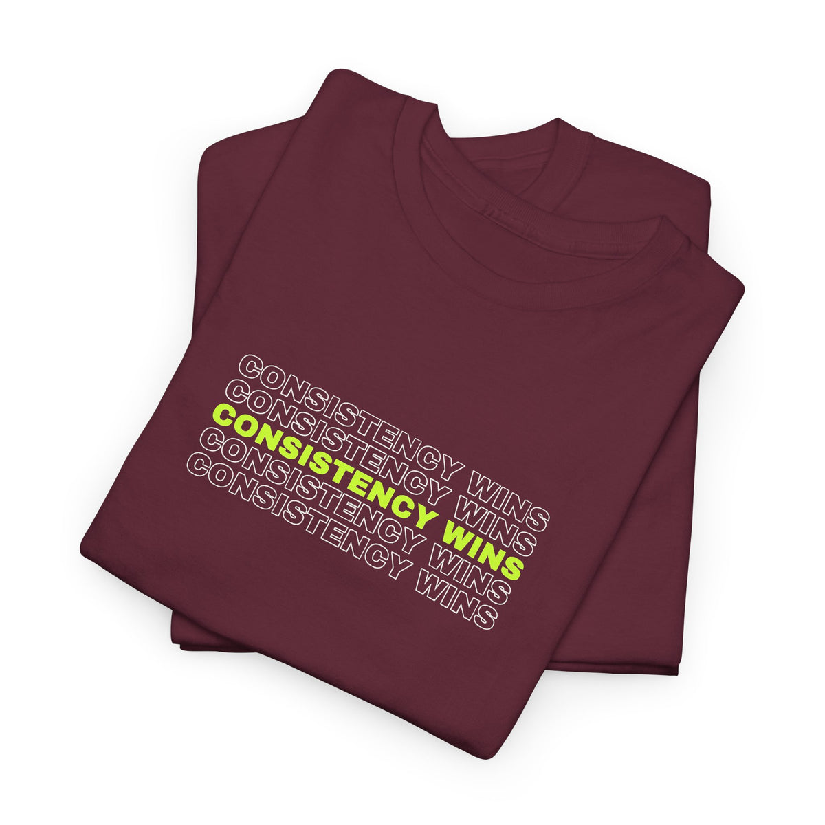 Consistency Wins | Men's Graphic Gym T-Shirt