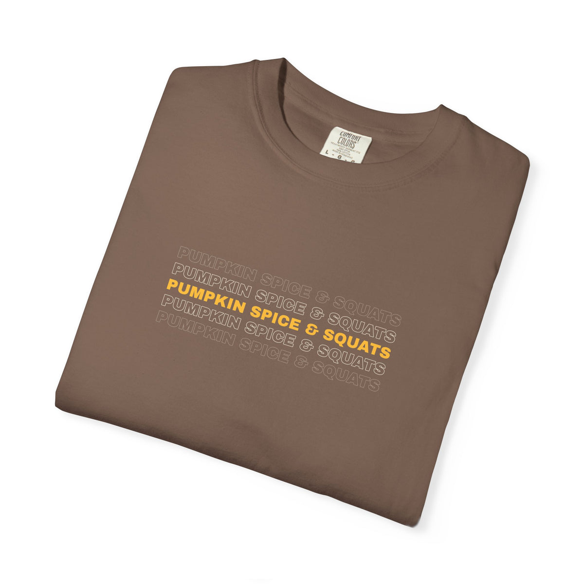 Pumpkin Spice & Squats | Women's Garment-Dyed Graphic Tee