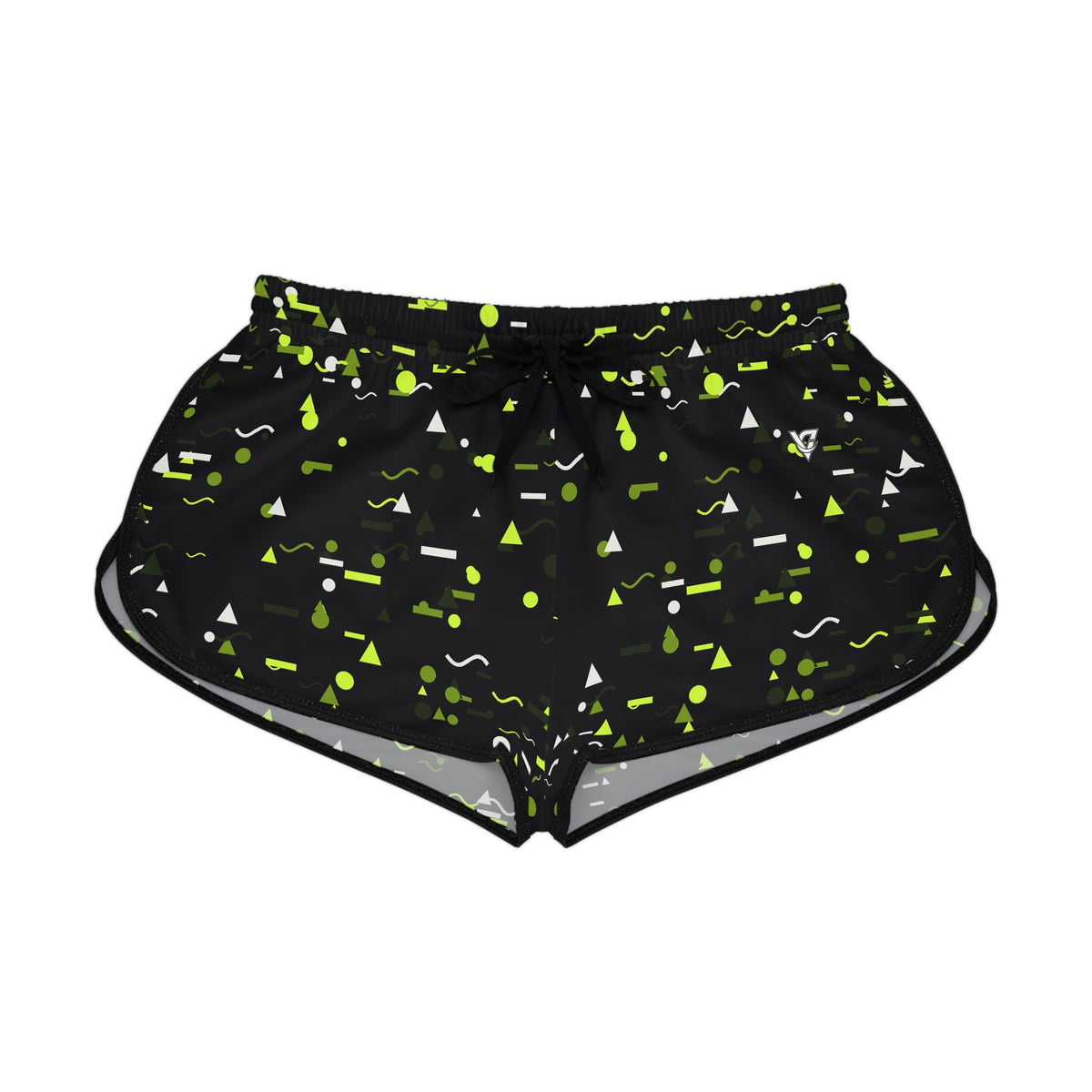 Women's Volt Confetti Relaxed Shorts — All-Over Print Running & Workout Shorts
