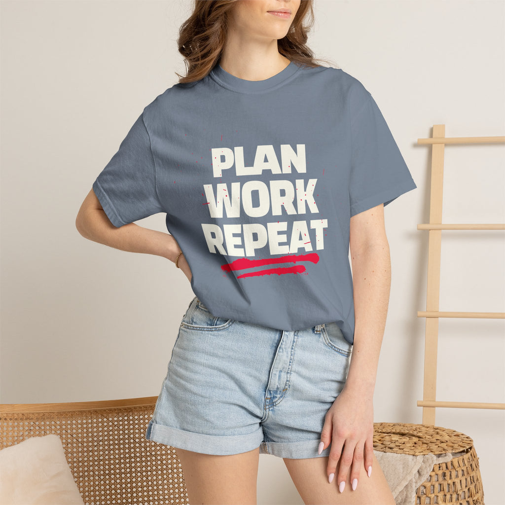 Plan Work Repeat | Graphic T-Shirt