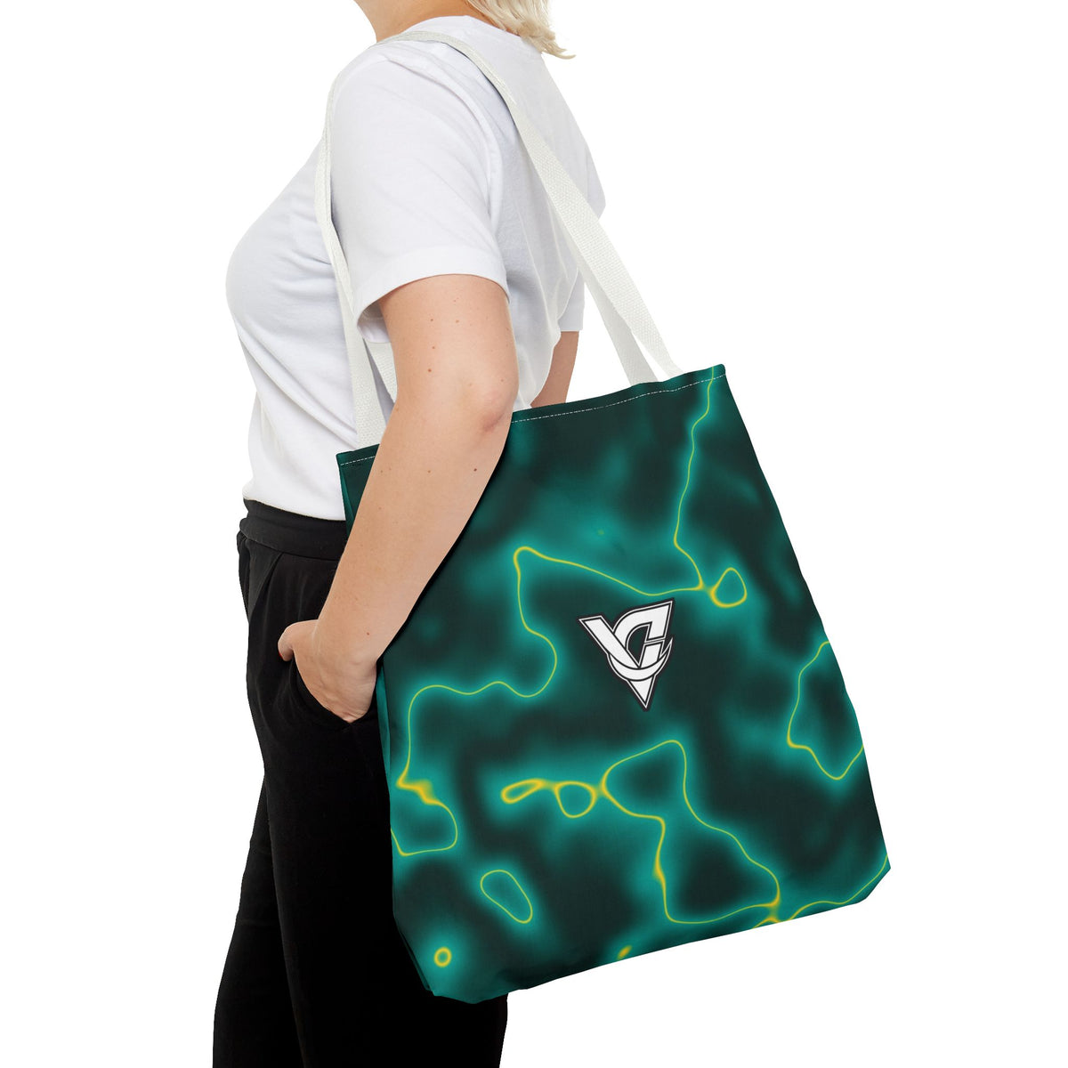 Tropic Marble Tote Bag — All-Over Print Gym & Everyday Tote