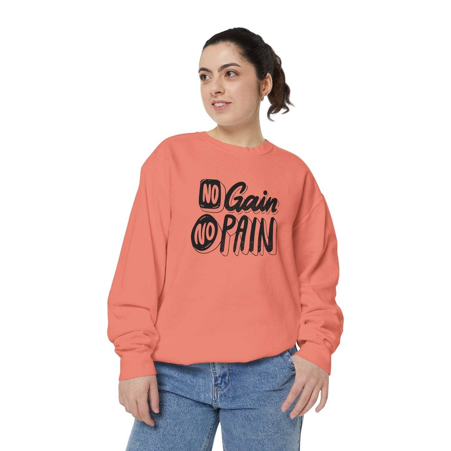 No Gain No Pain Sweatshirt | Motivational Fitness Crewneck