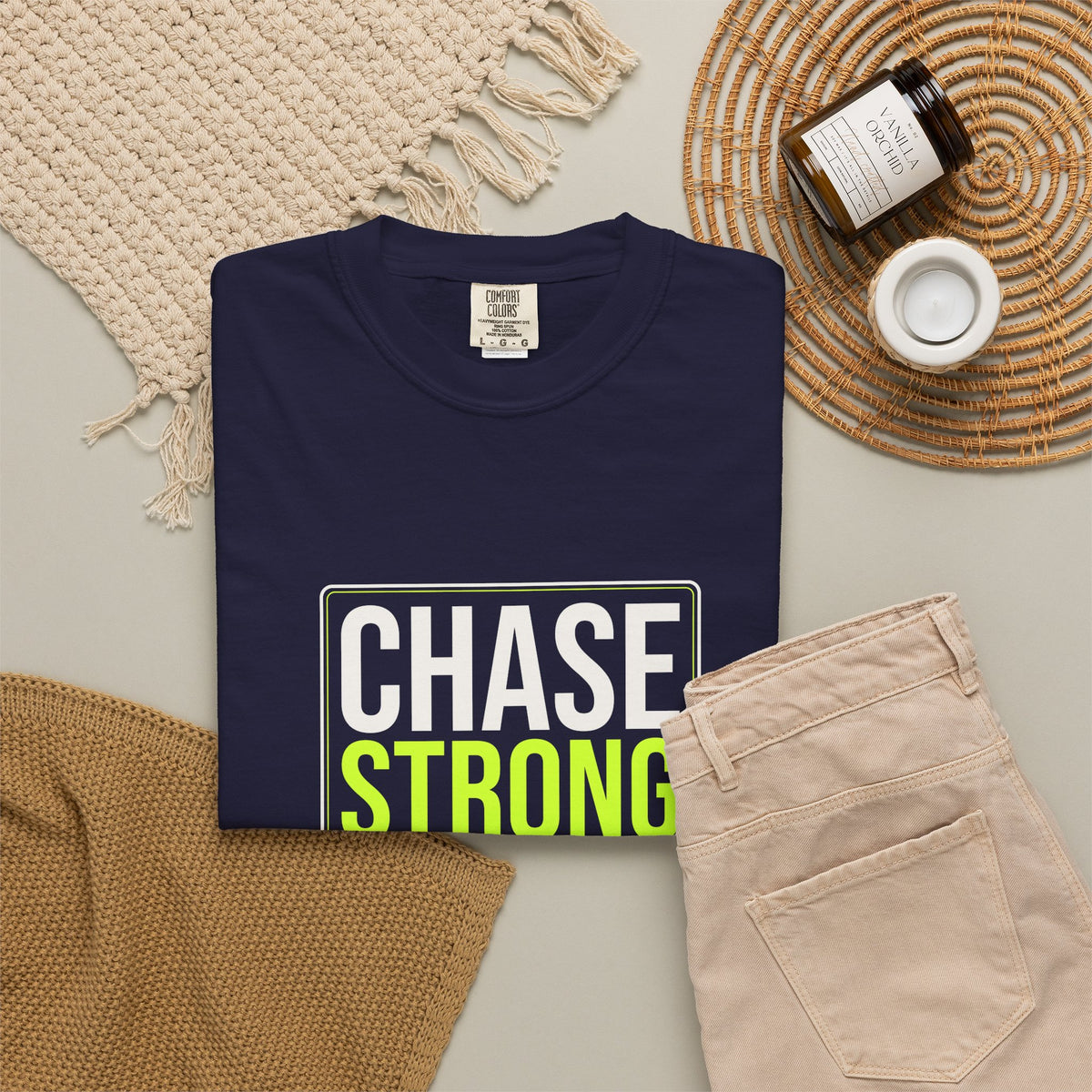 Chase Strong | Women's Garment-Dyed Graphic Tee