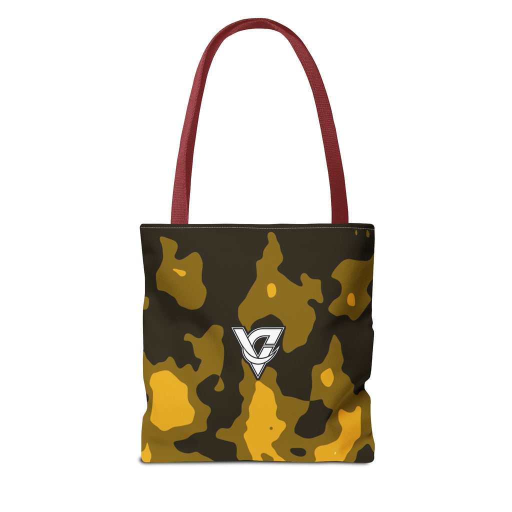 Mustard Magma Tote Bag — All-Over Print Gym & Everyday Tote