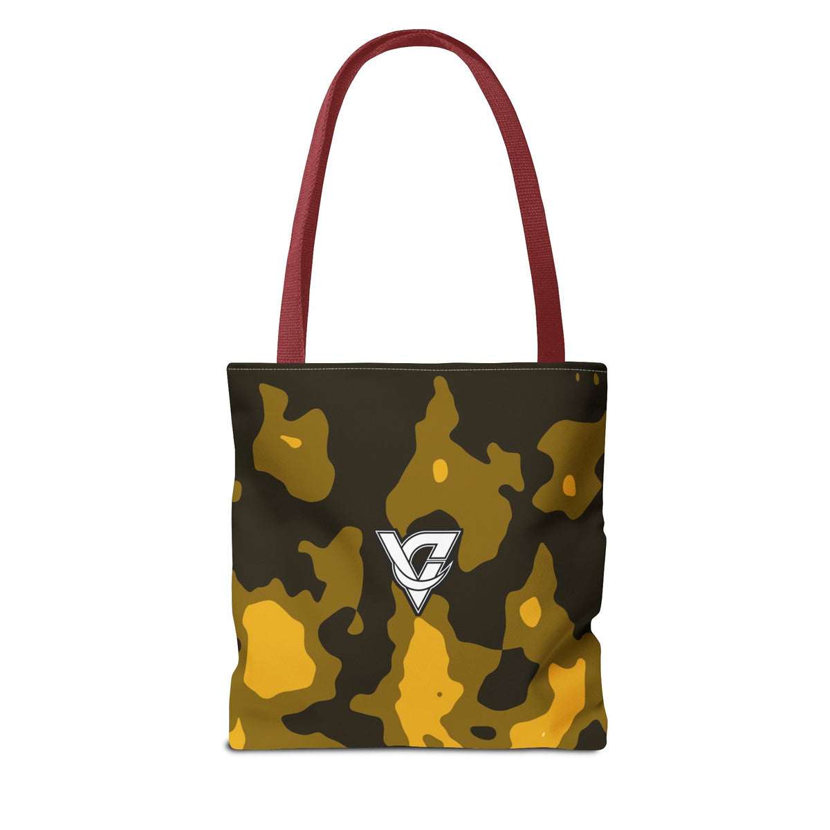 Mustard Magma Tote Bag — All-Over Print Gym & Everyday Tote