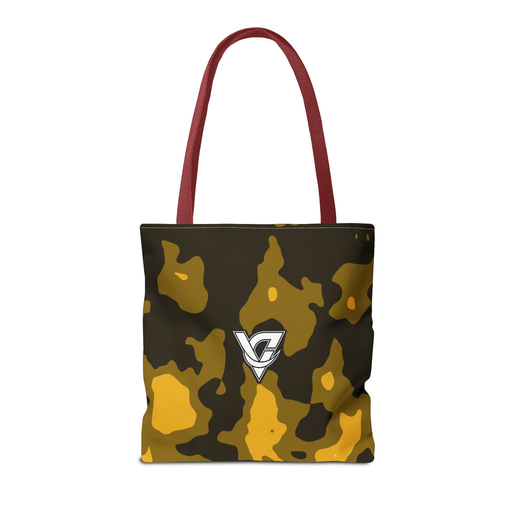 Mustard Magma Tote Bag — All-Over Print Gym & Everyday Tote