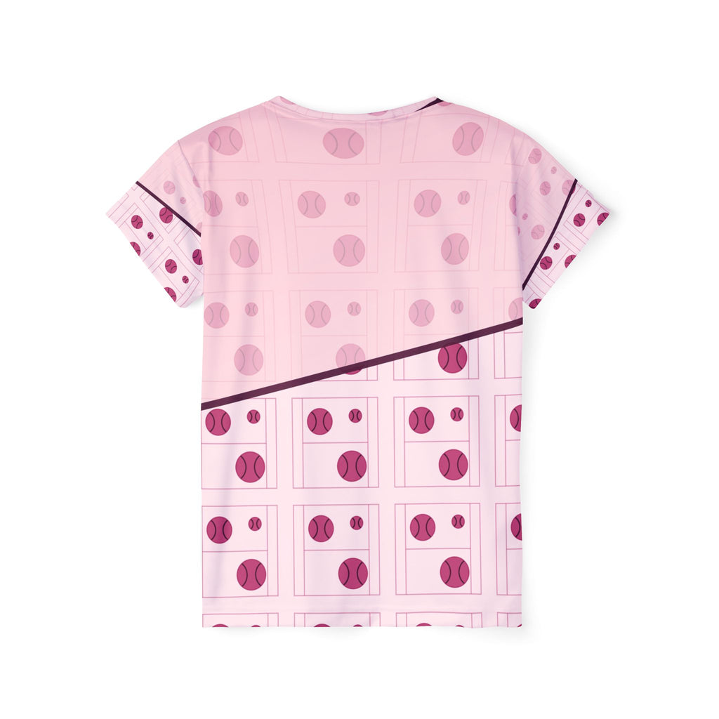 Tennis Blush Rose Baseline Seam Women's Sports Jersey