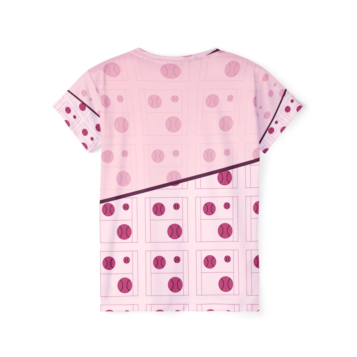 Tennis Blush Rose Baseline Seam Women's Sports Jersey