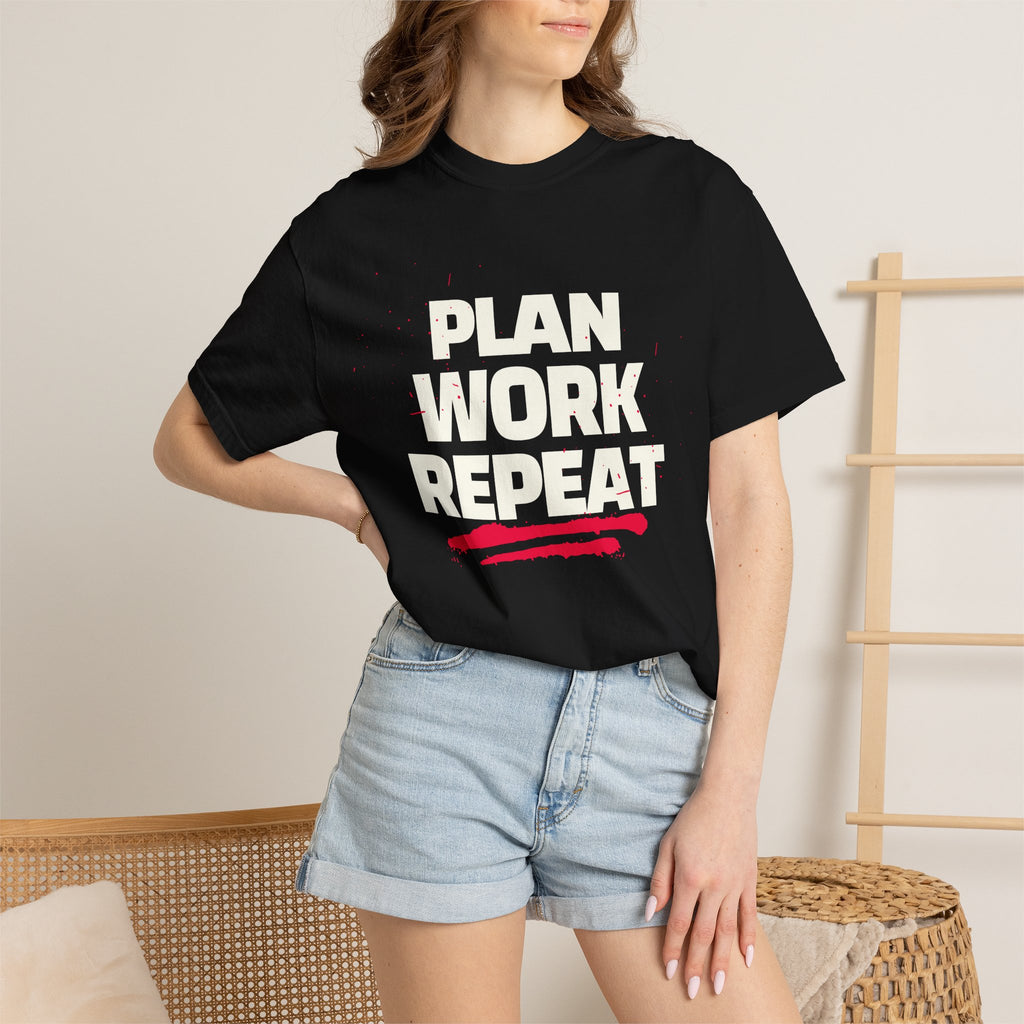Plan Work Repeat | Graphic T-Shirt