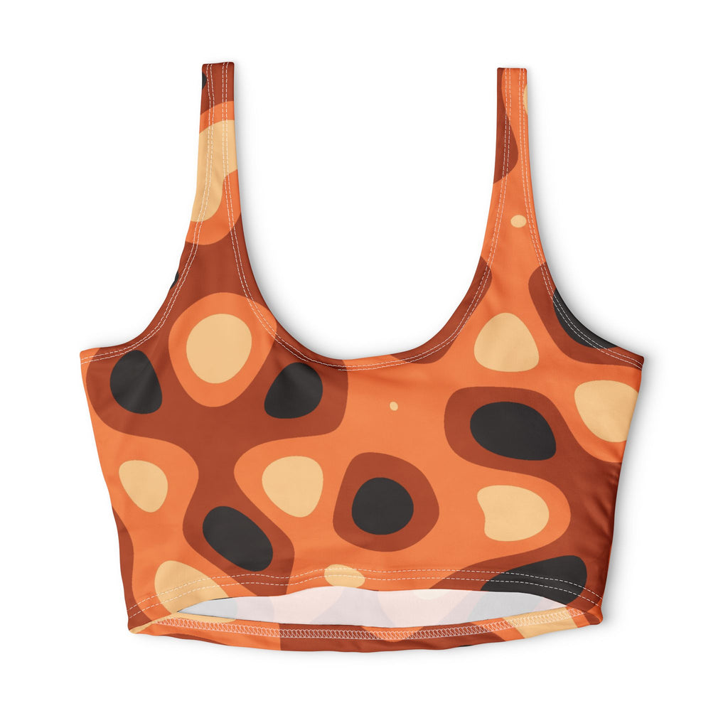 Pumpkin Ripple Sports Bra