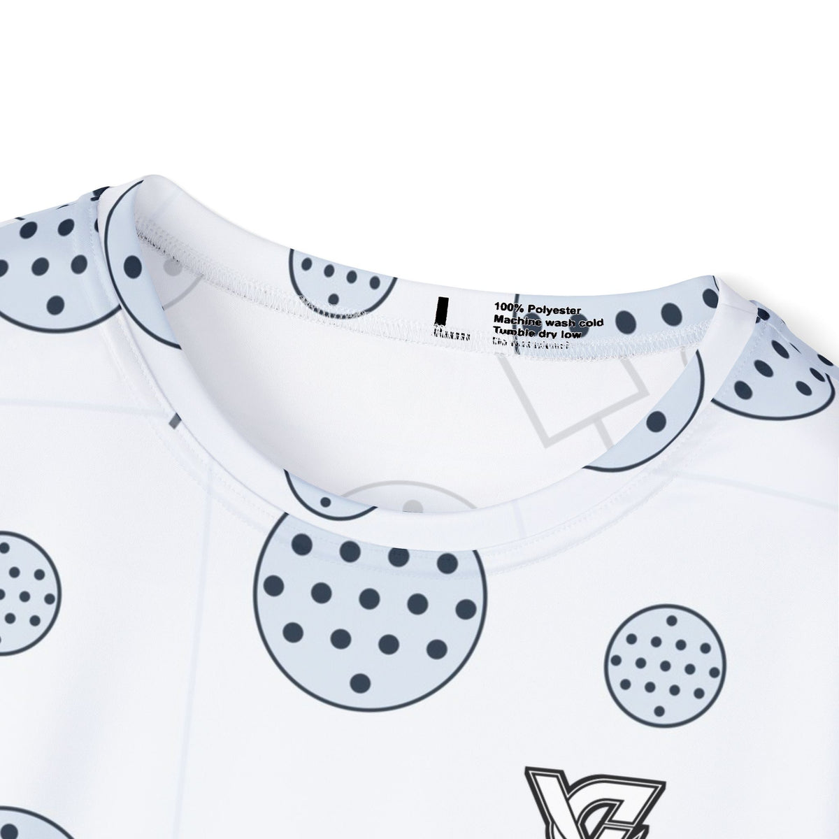 Pickleball Arctic White Dink Dot Men's Sports Jersey