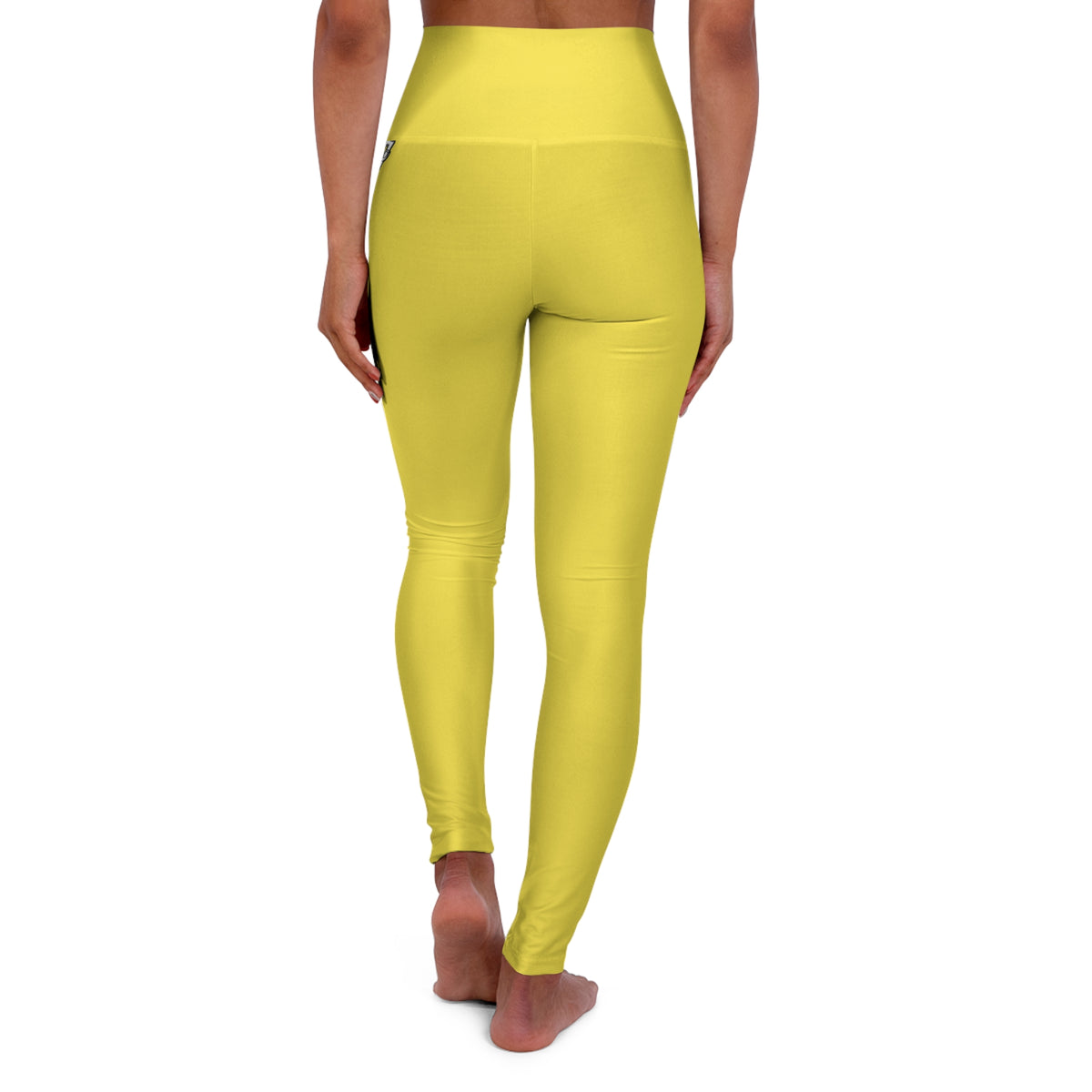 Lemon Yellow Essential High-Waisted Yoga Leggings