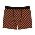 Auburn Warp Check Men's Boxer Briefs — Performance Underwear