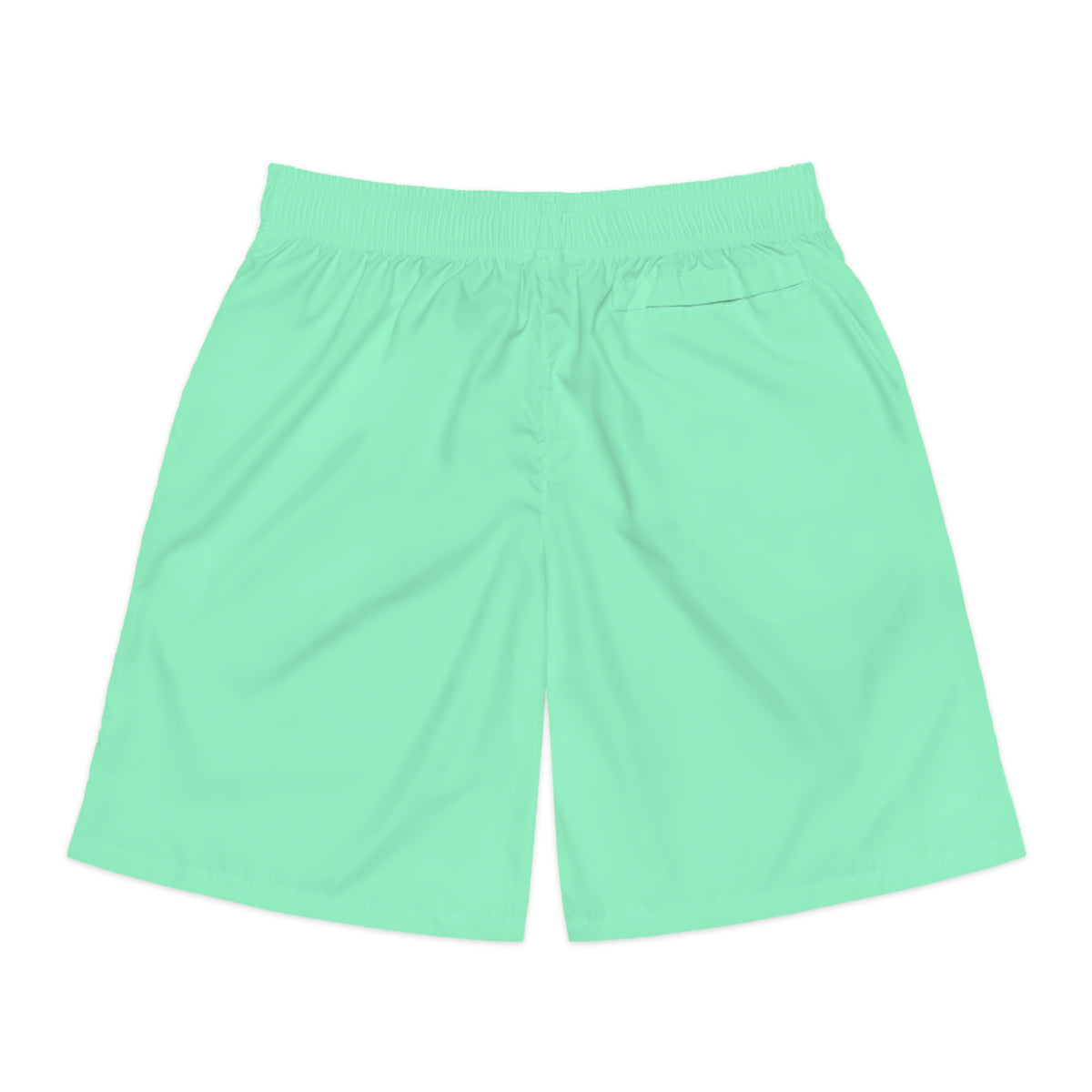 Vantacore Solid Mint Men's Athletic Shorts with Pockets