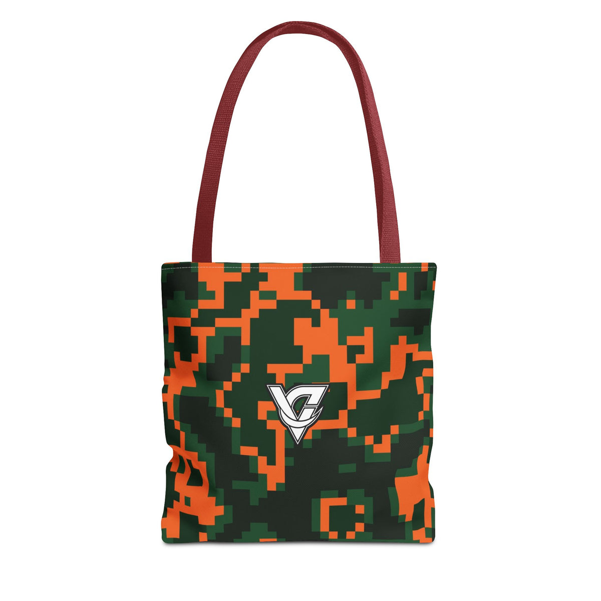 Evergreen Ember Digital Camo Tote Bag — All-Over Print Gym & Everyday Tote