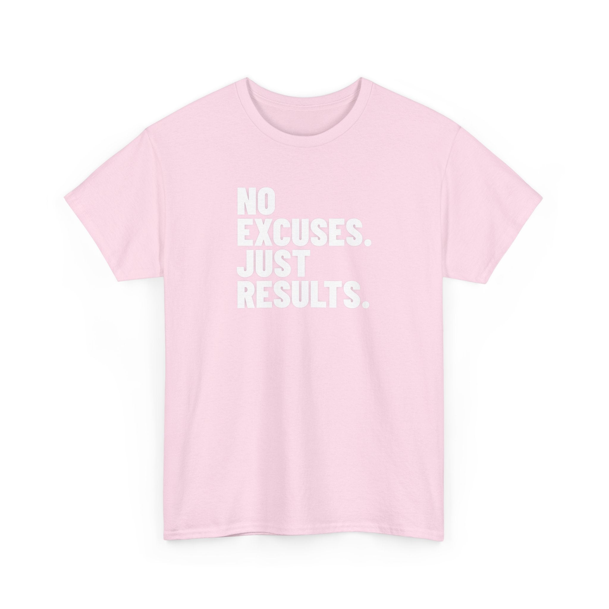 No Excuses Just Results | Motivational Fitness T-Shirt
