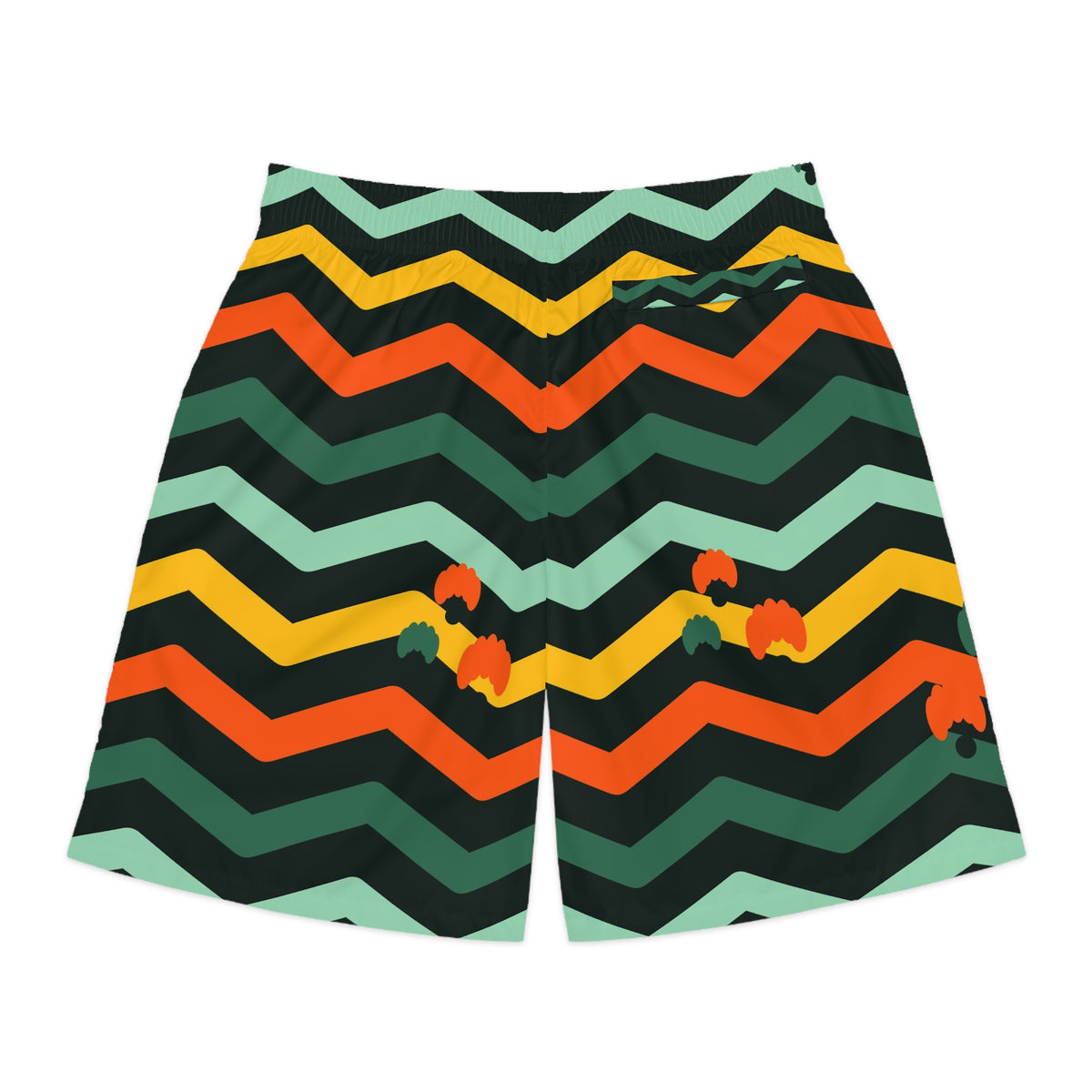 Yoga Jungle Juice Chevron Rush Men's Athletic Shorts with Pockets