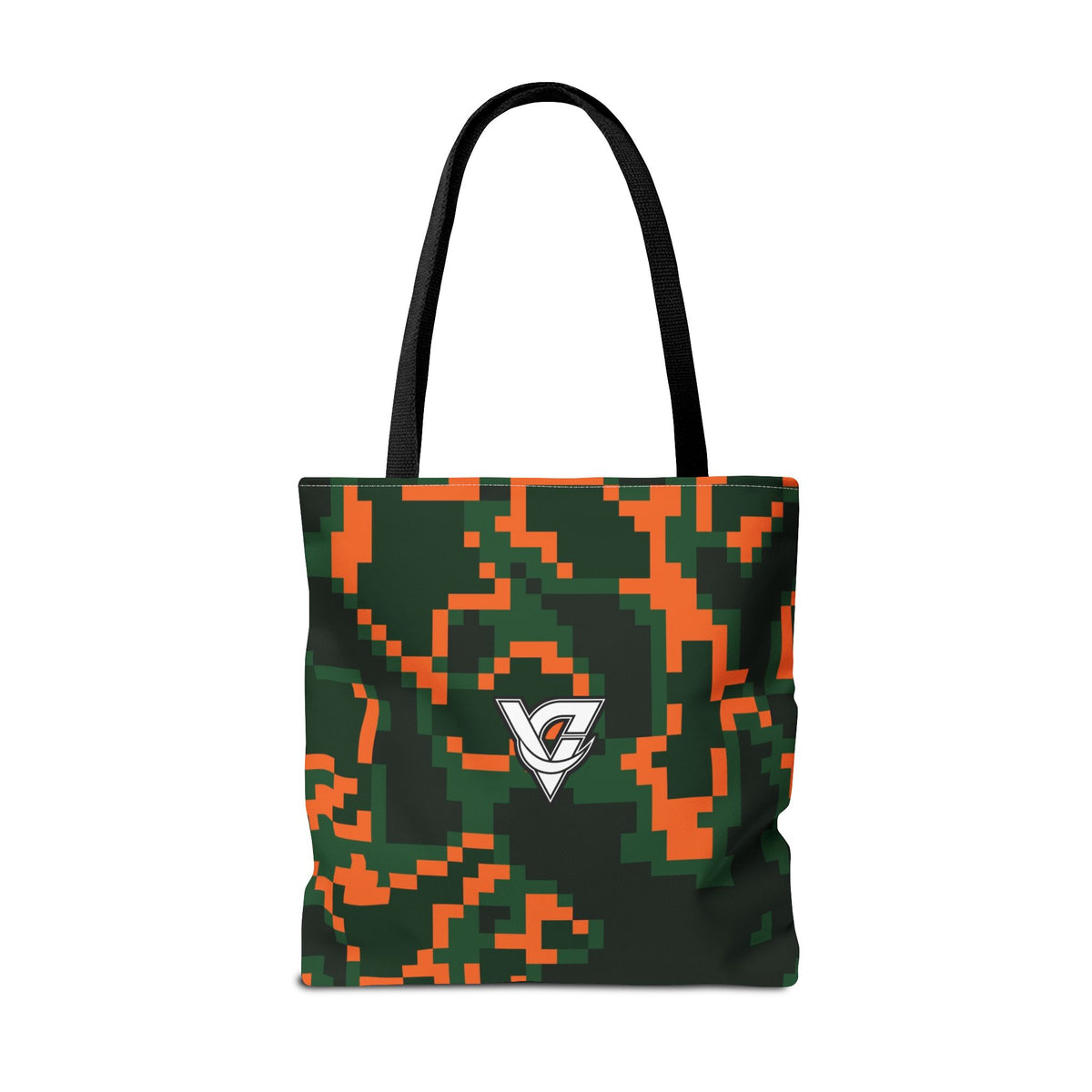 Evergreen Ember Digital Camo Tote Bag — All-Over Print Gym & Everyday Tote