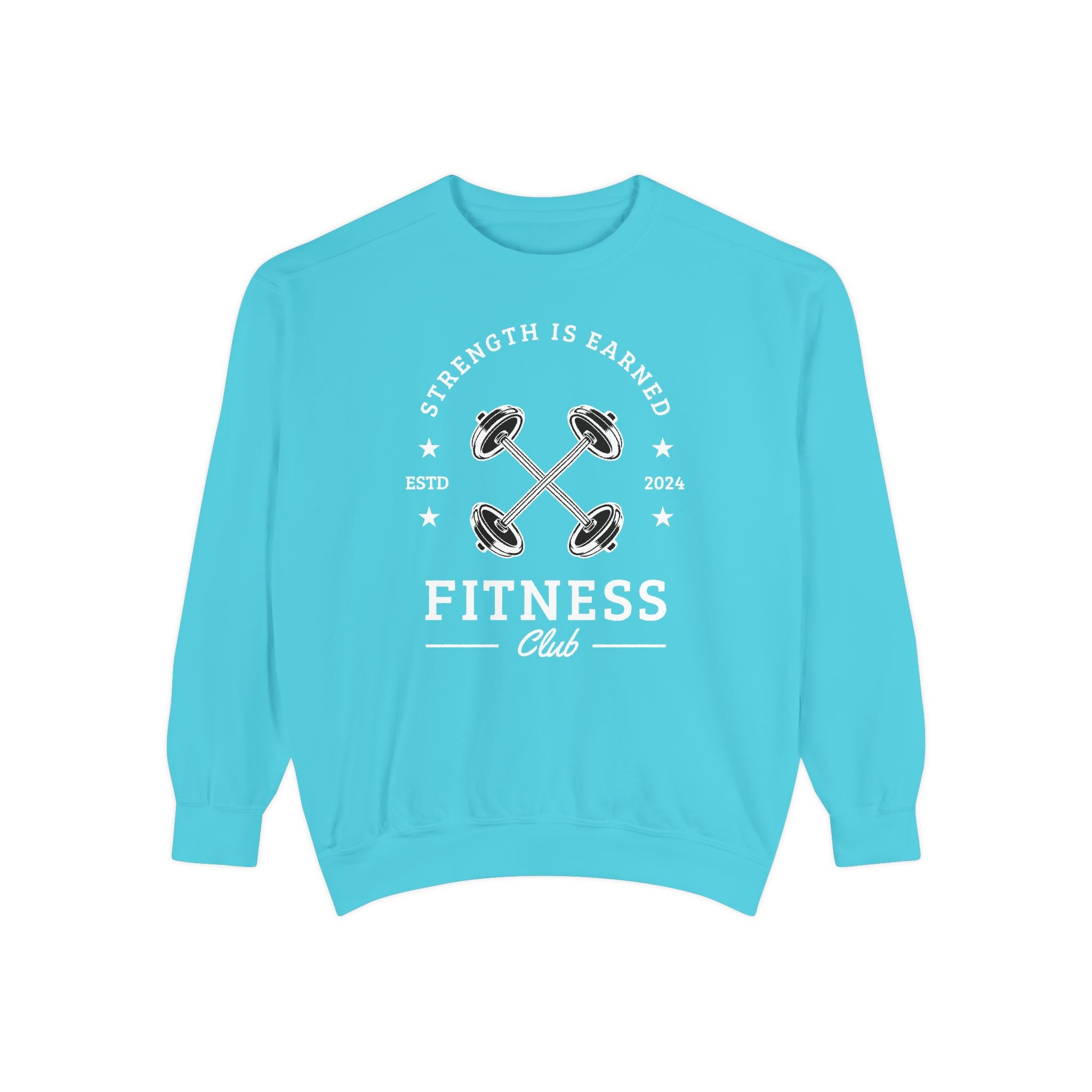 Fitness Club Sweatshirt | "Strength Is Earned" Crewneck