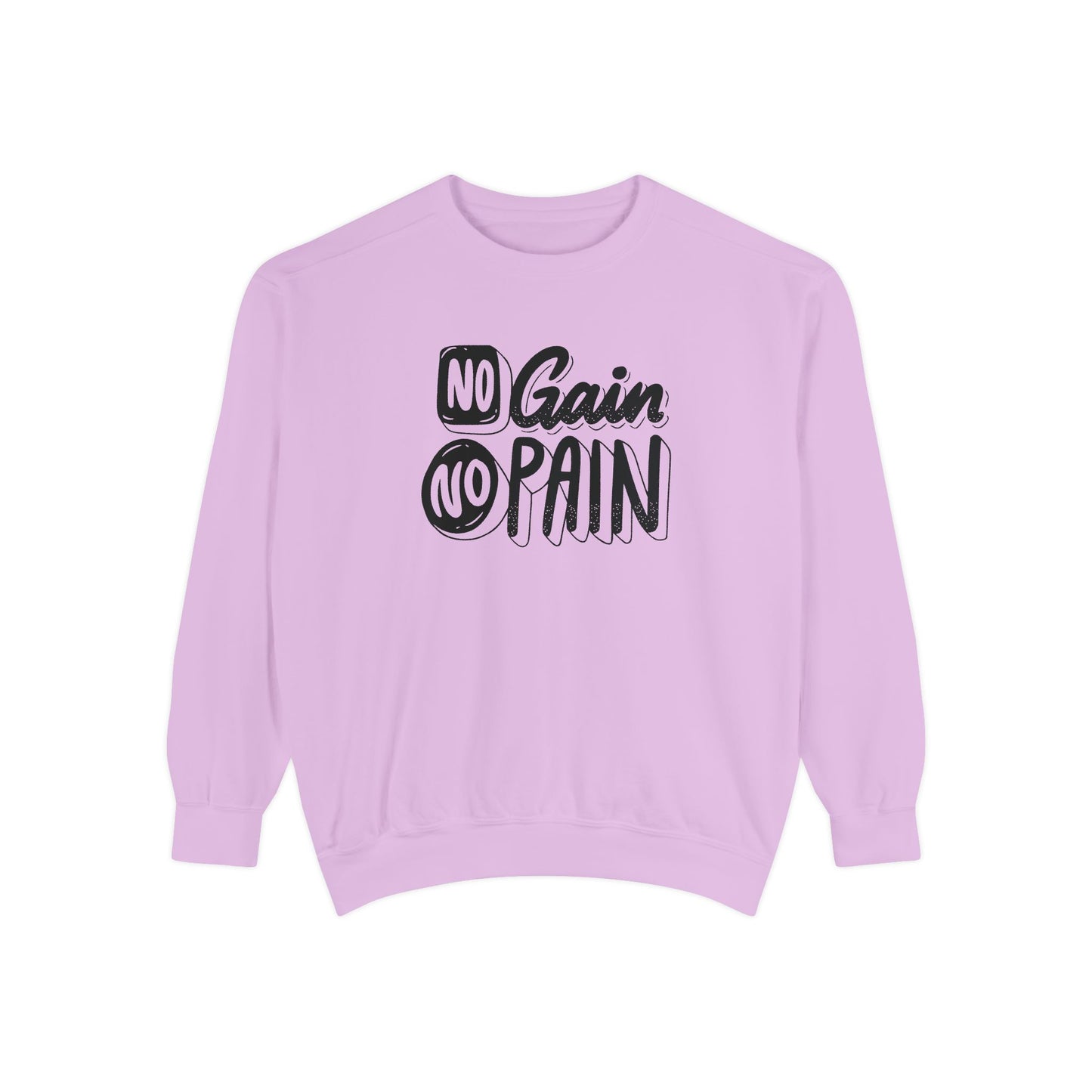 No Gain No Pain Sweatshirt | Motivational Fitness Crewneck