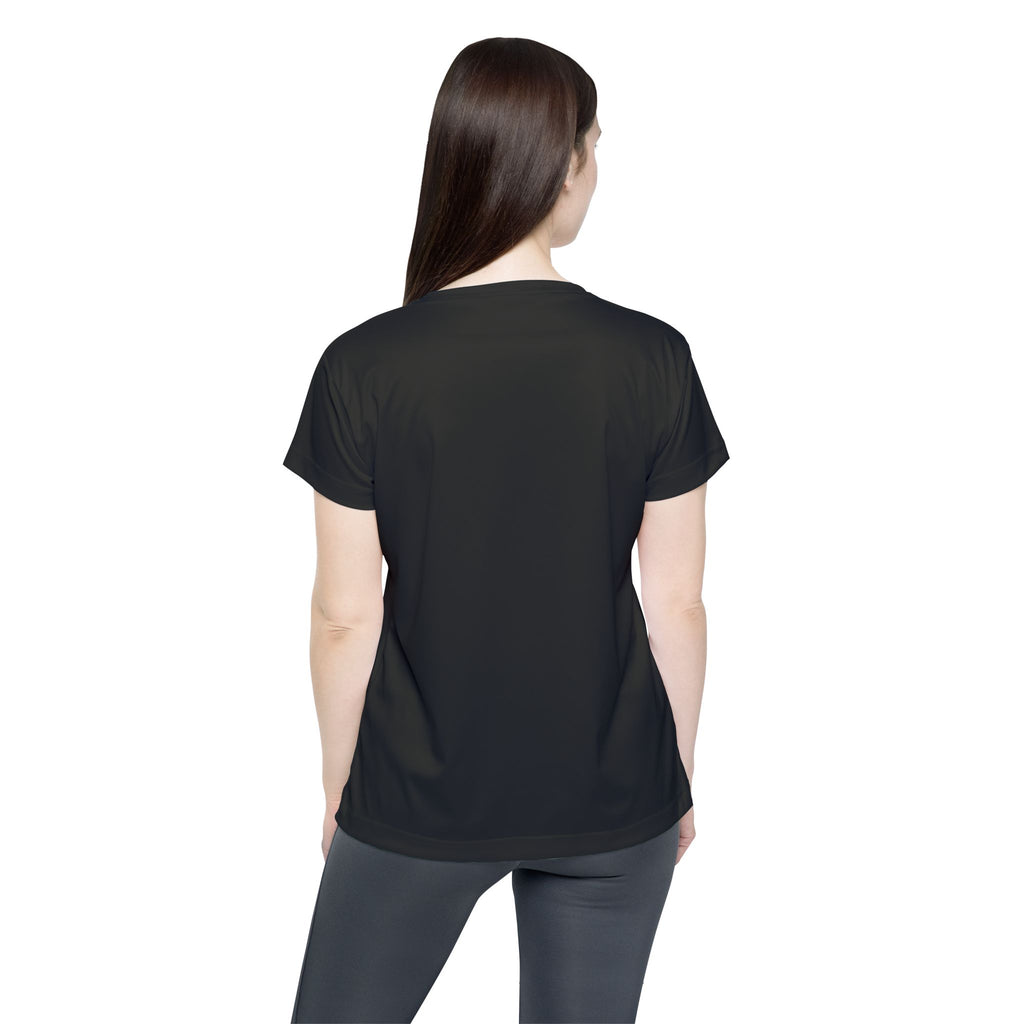 Vantacore Solid Black Women's Sports Jersey