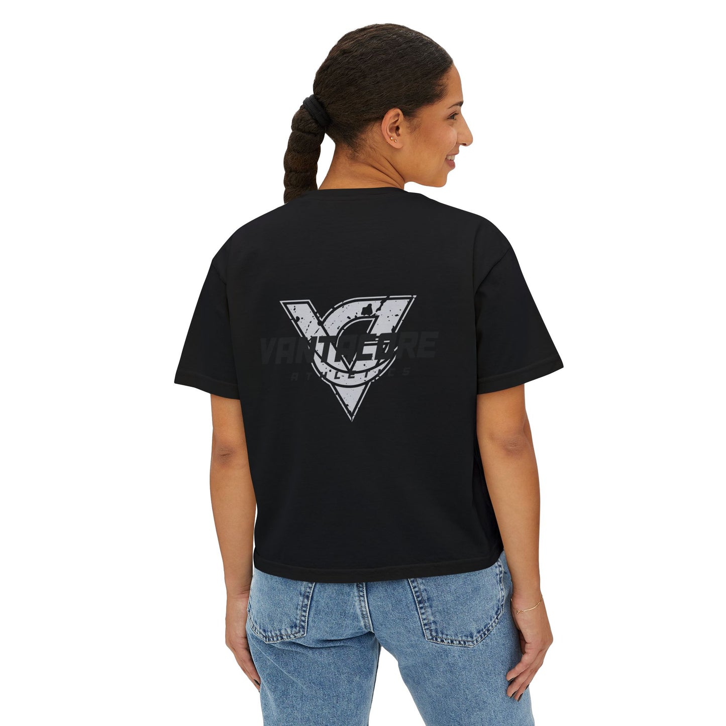 Women’s Boxy Tee — “My Pre-Workout Is Just Rage” Gym Crop Top