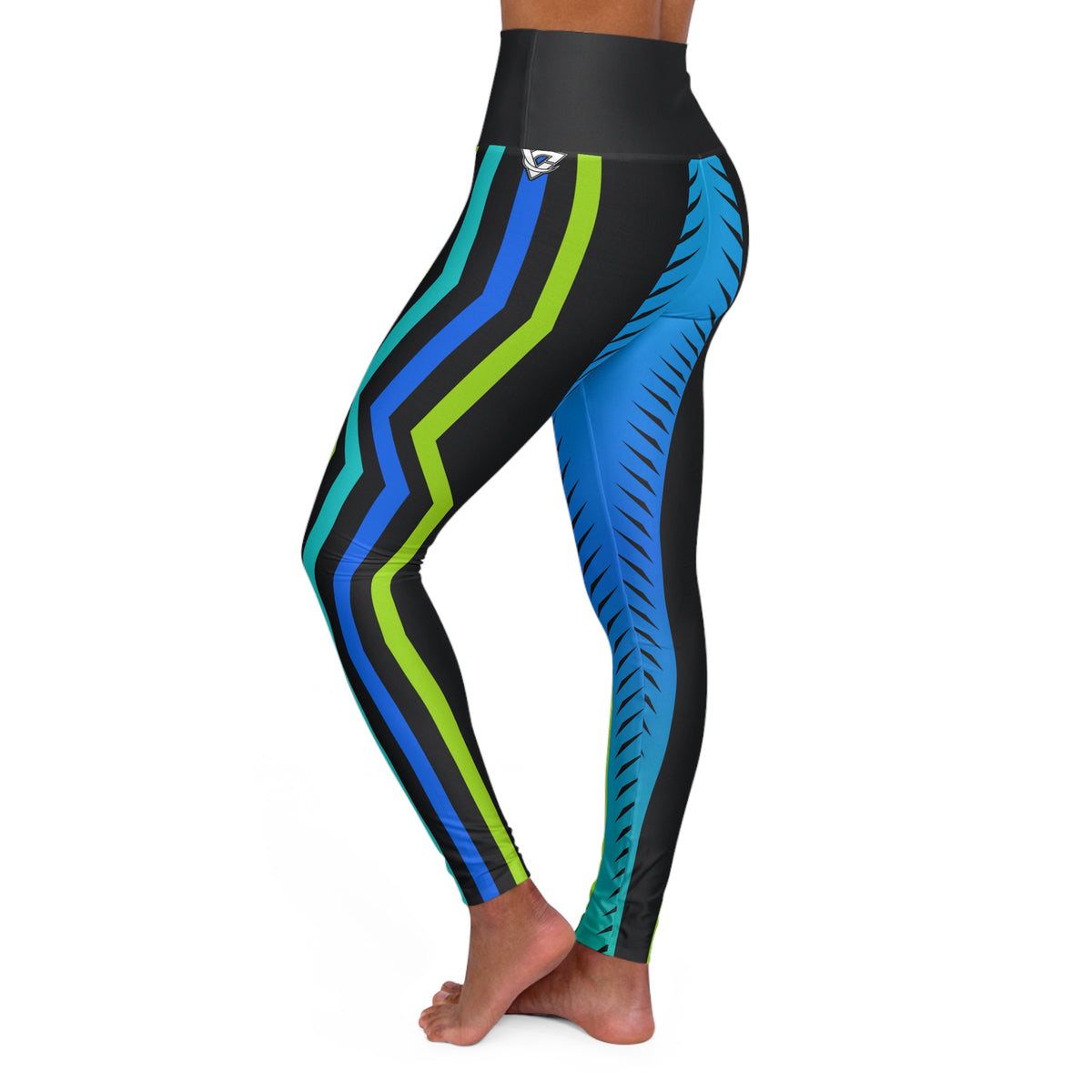 Ocean Surge High-Waisted Yoga Leggings