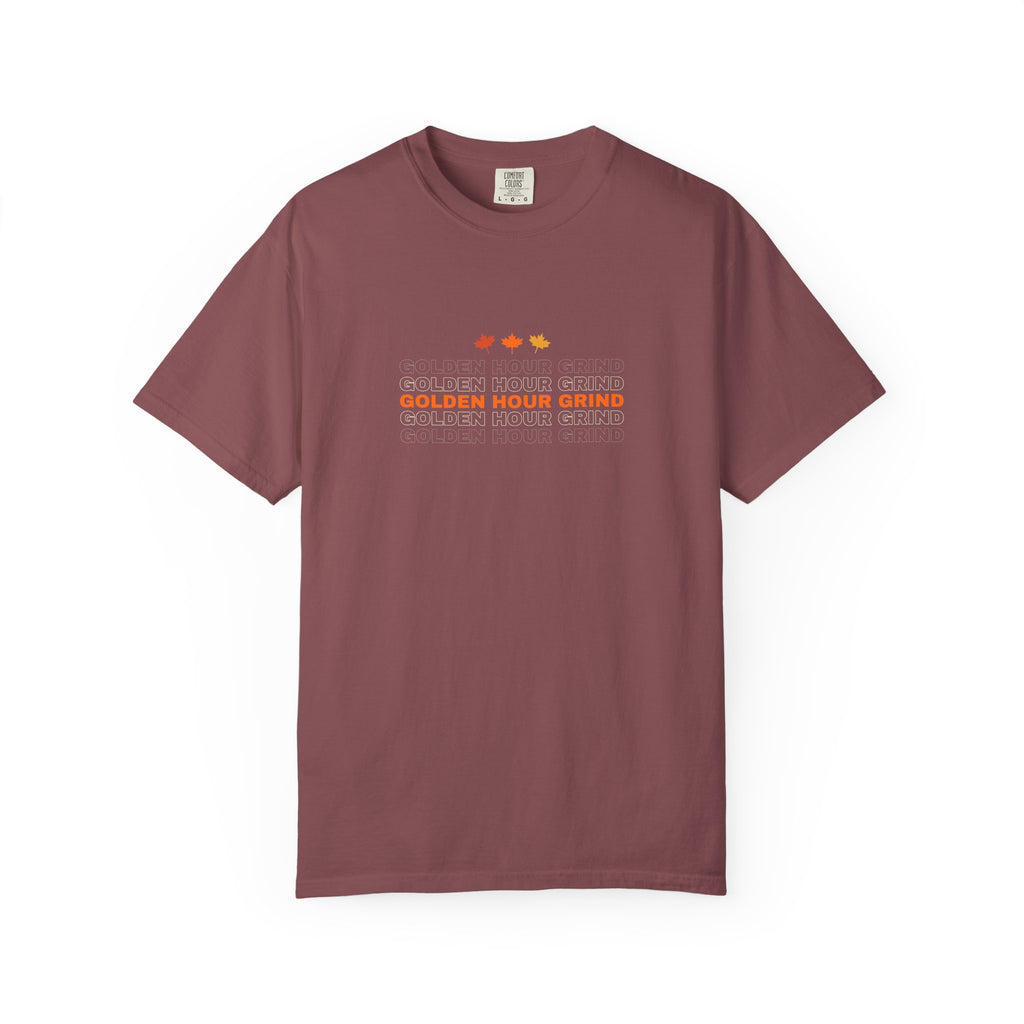 Golden Hour Grind Women's Garment-Dyed Graphic Tee