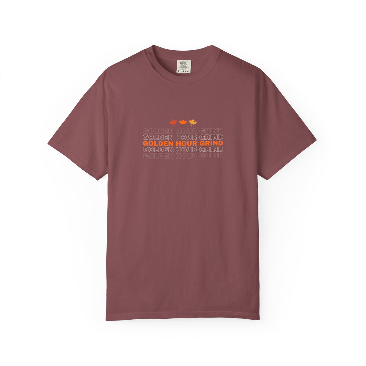 Golden Hour Grind | Women's Garment-Dyed Graphic Tee