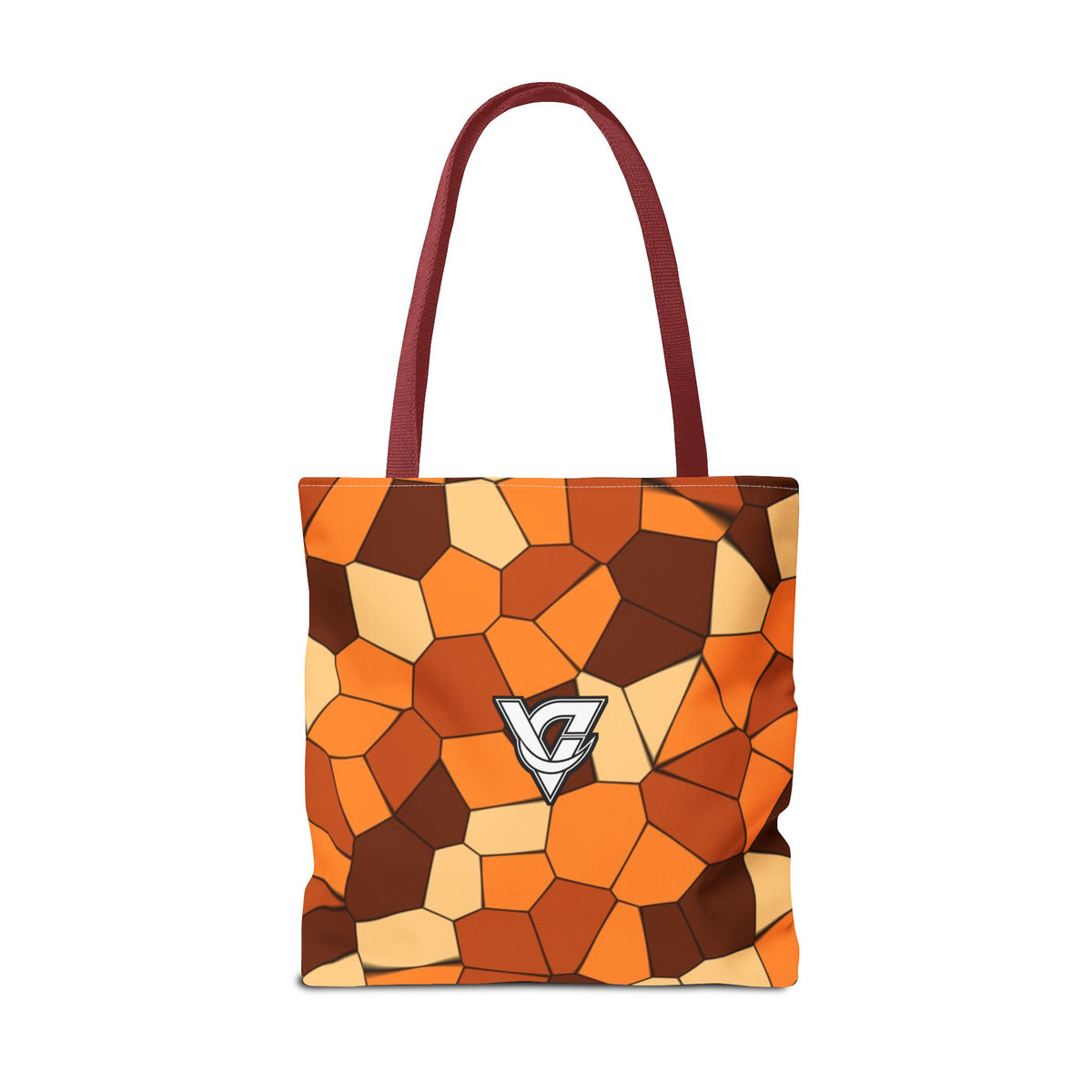 Pumpkin Mosaic Tote Bag — All-Over Print Gym & Everyday Tote
