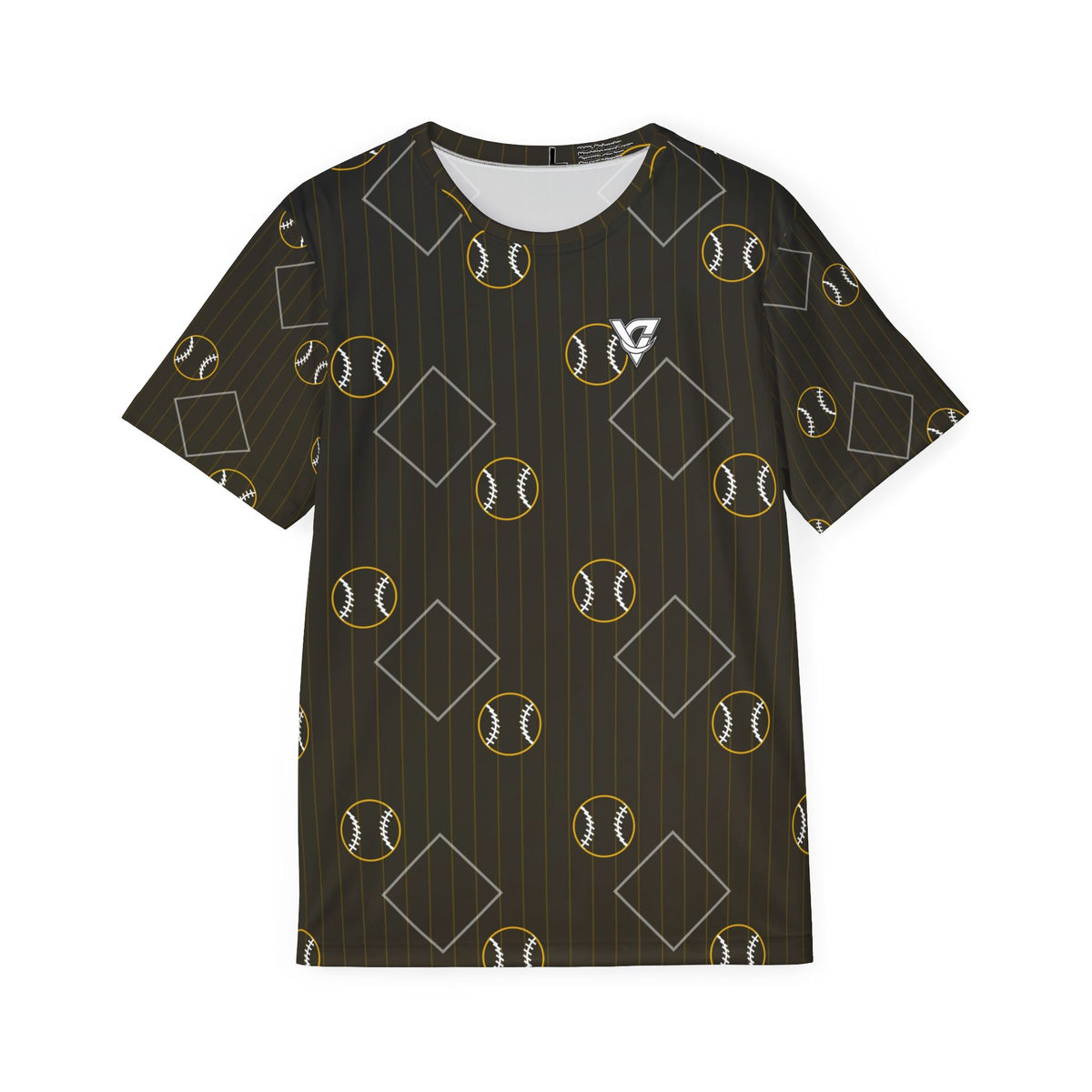 Baseball & Softball Gold Rush Diamond Stitch Men's Sports Jersey