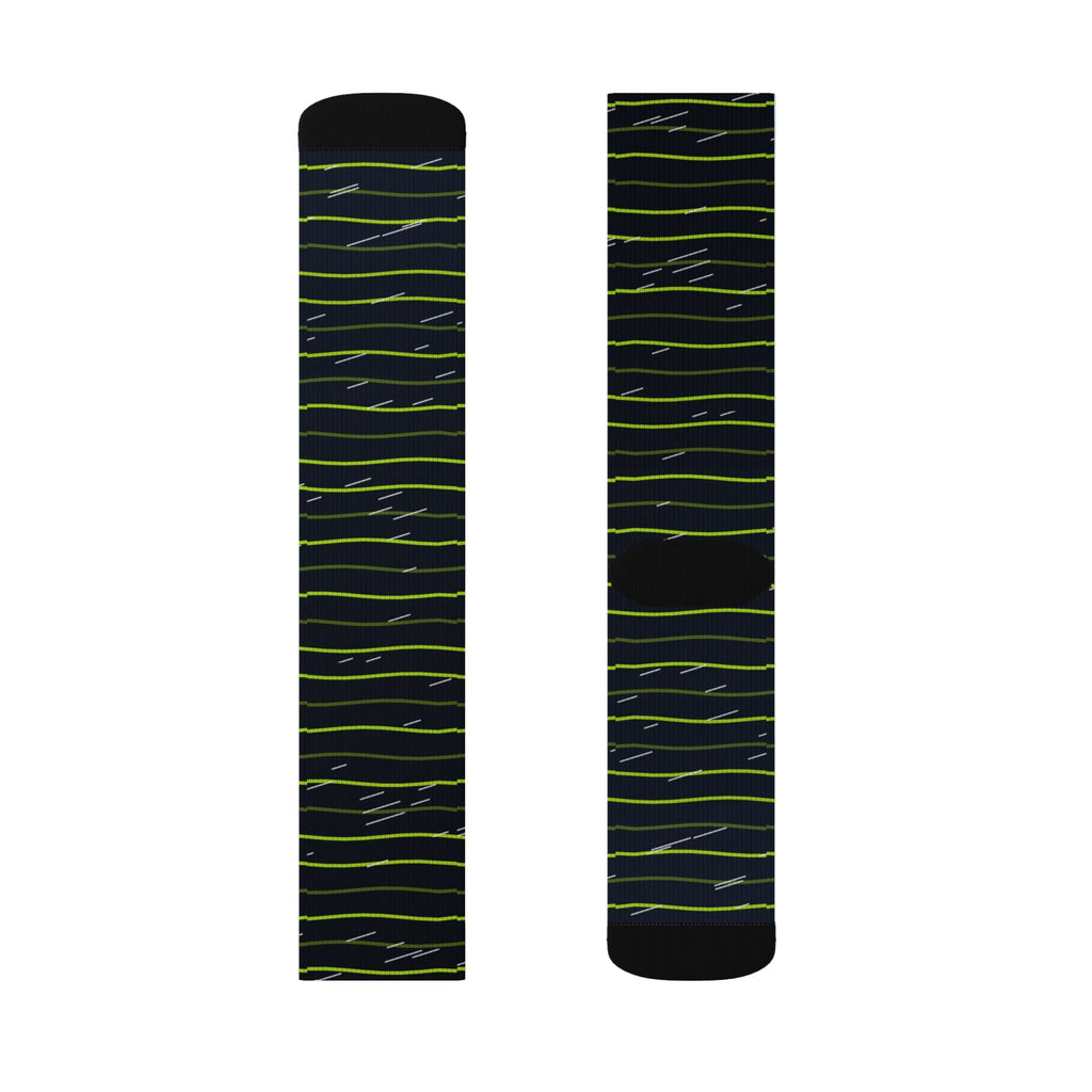 Running Volt Night Pace Lanes Athletic Crew Socks