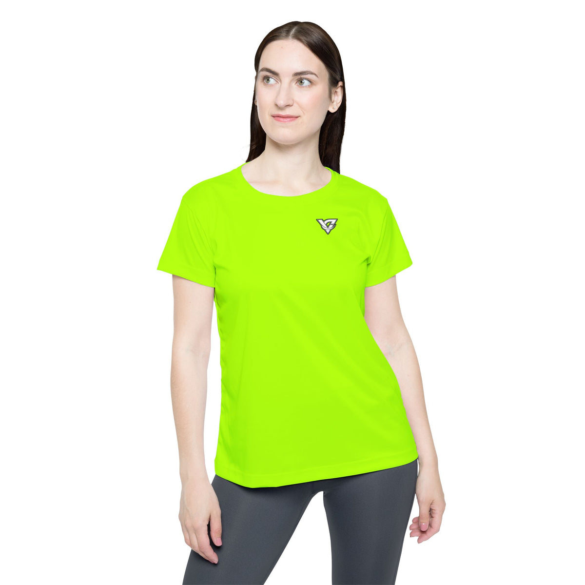Vantacore Solid Lime Green Women's Sports Jersey